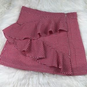 New Red/White Skirt Small